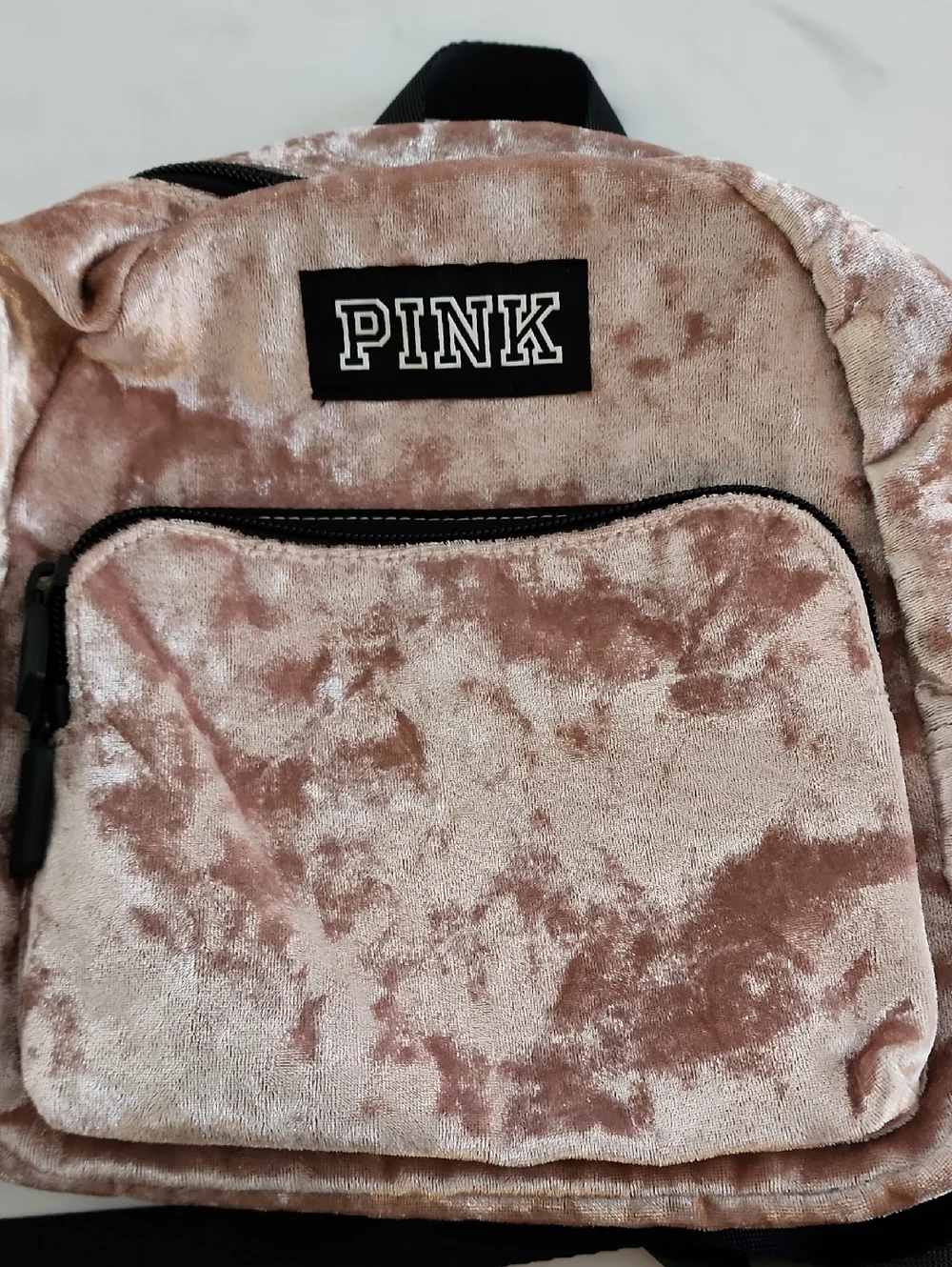 Victoria Secret Velvet Small Backpack